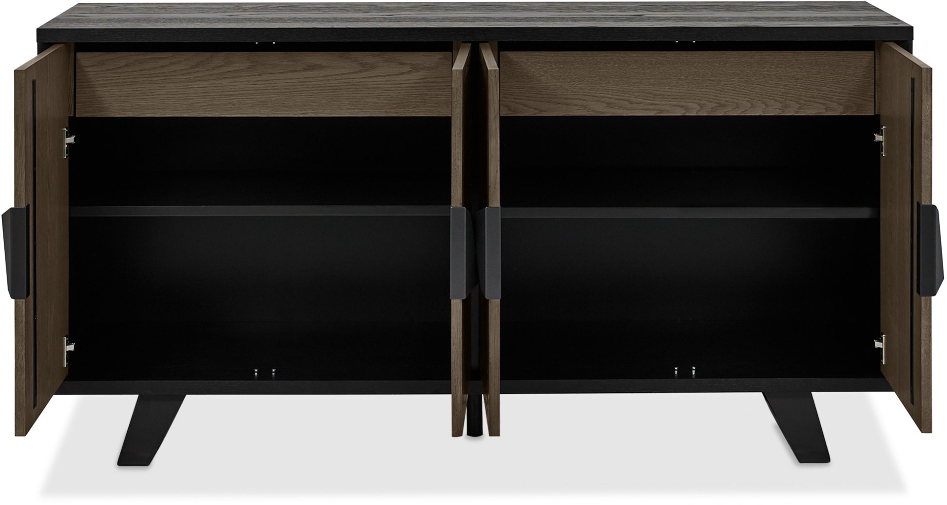 Emerson Weathered Oak & Peppercorn Wide Sideboard by Bentley Designs | Style Our Home
