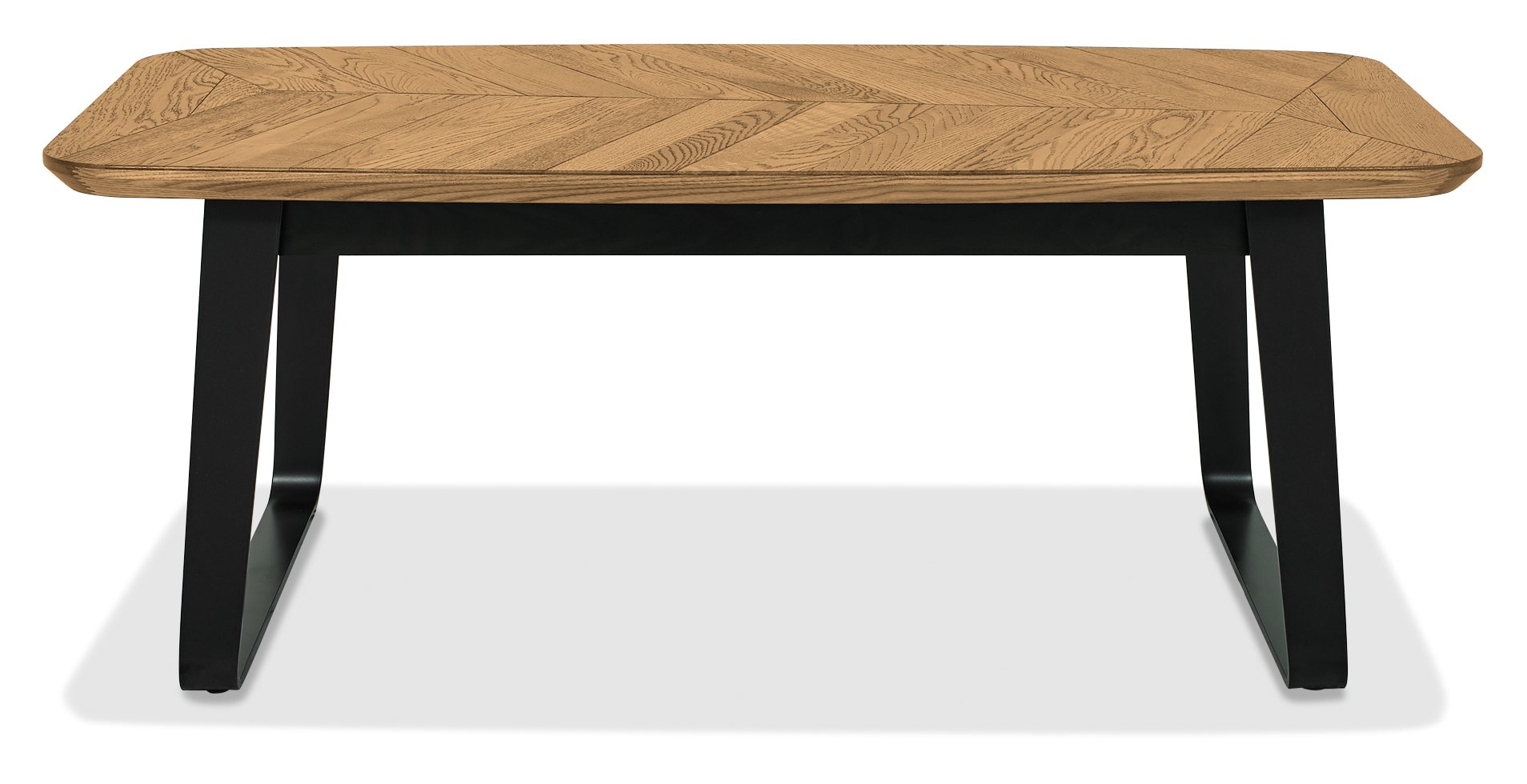 Emerson Rustic Oak & Peppercorn Rectangular Coffee Table by Bentley Designs | Style Our Home
