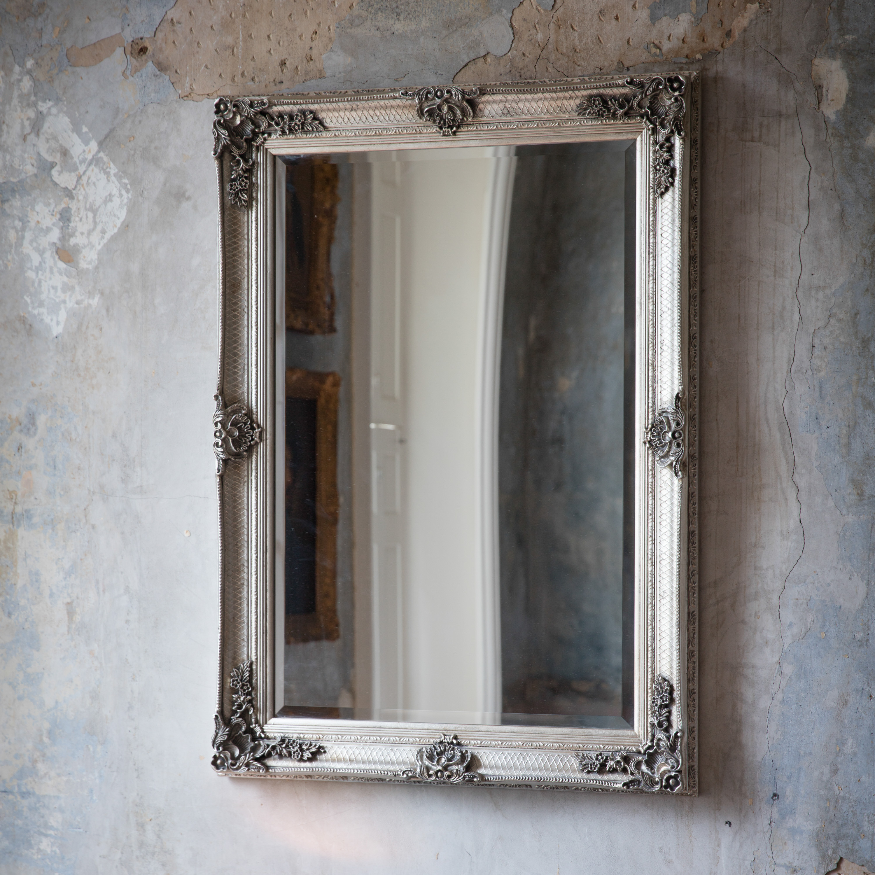 Abbano Rectangle Mirror Silver by Gallery Living | Style Our Home