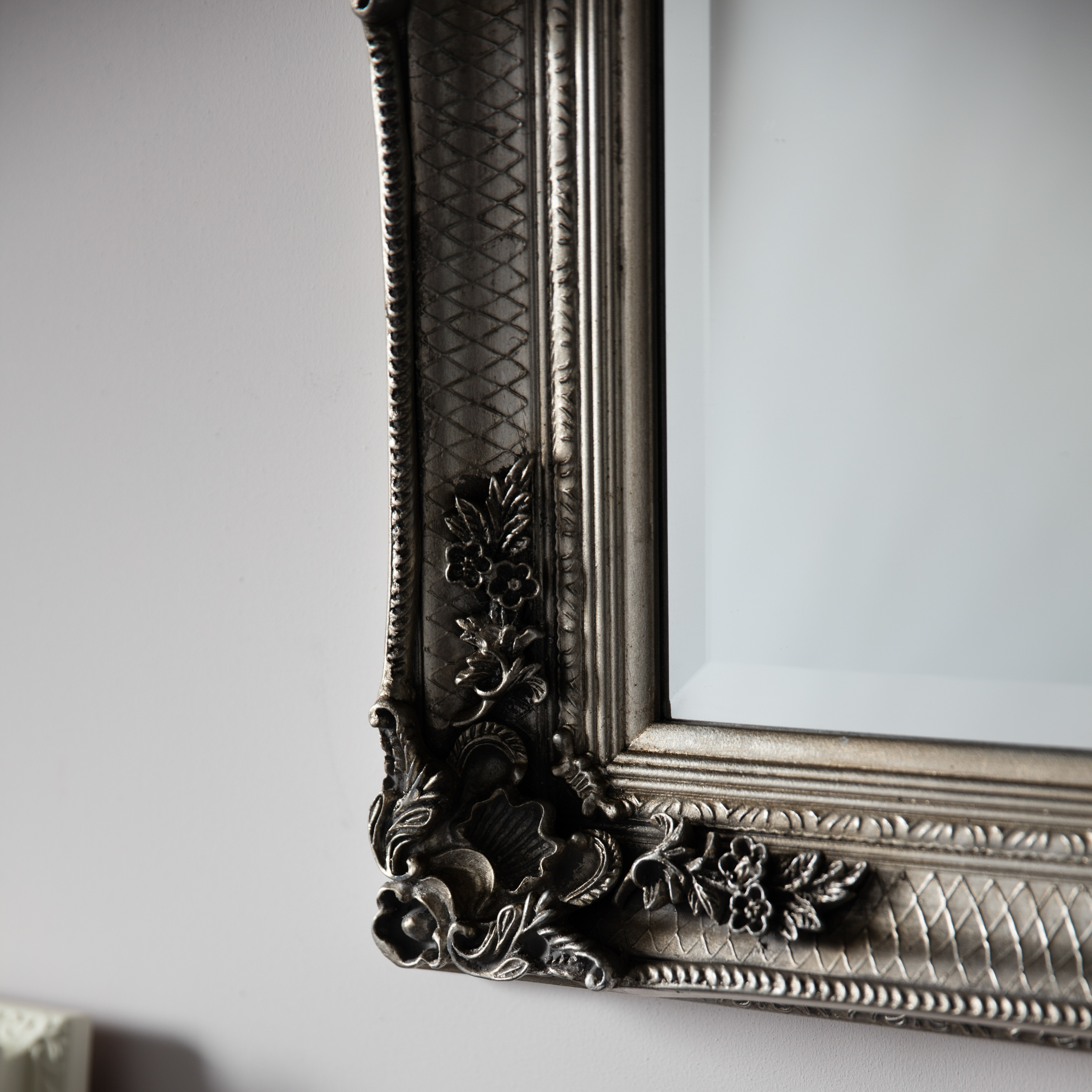 Abbano Rectangle Mirror Silver by Gallery Living | Style Our Home