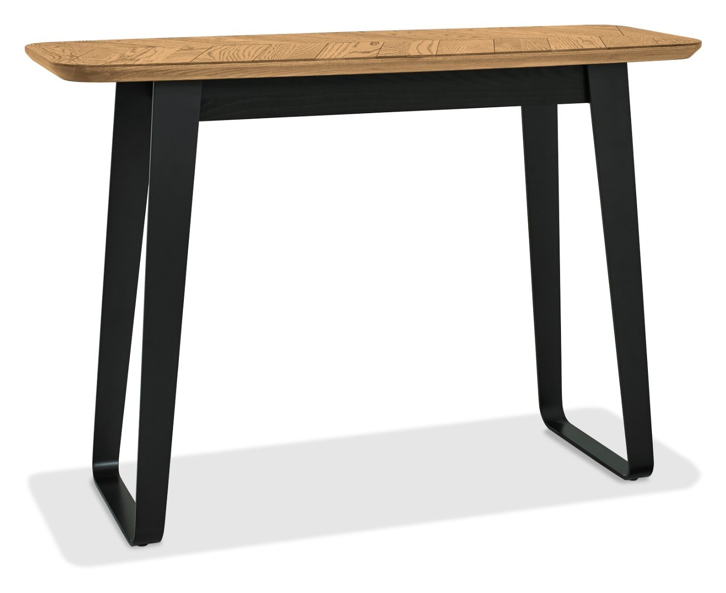 Emerson Rustic Oak & Peppercorn Console Table by Bentley Designs | Style Our Home
