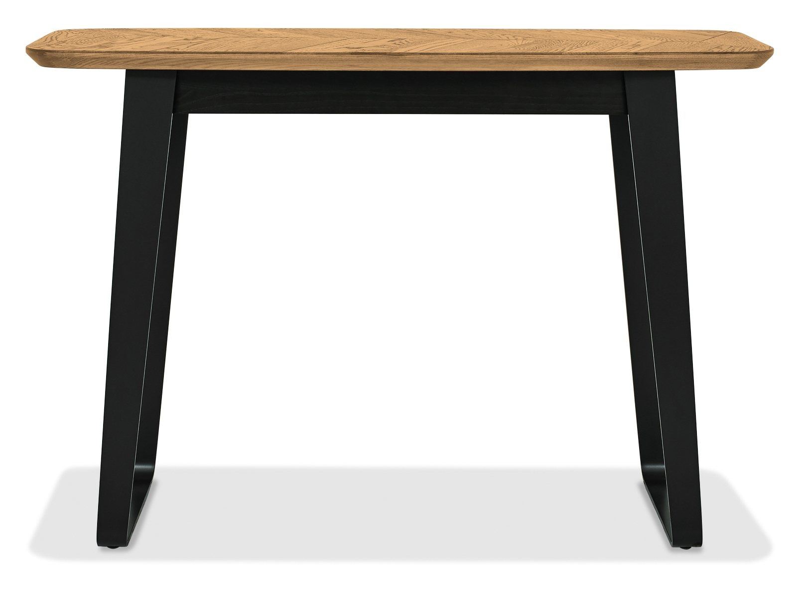 Emerson Rustic Oak & Peppercorn Console Table by Bentley Designs | Style Our Home
