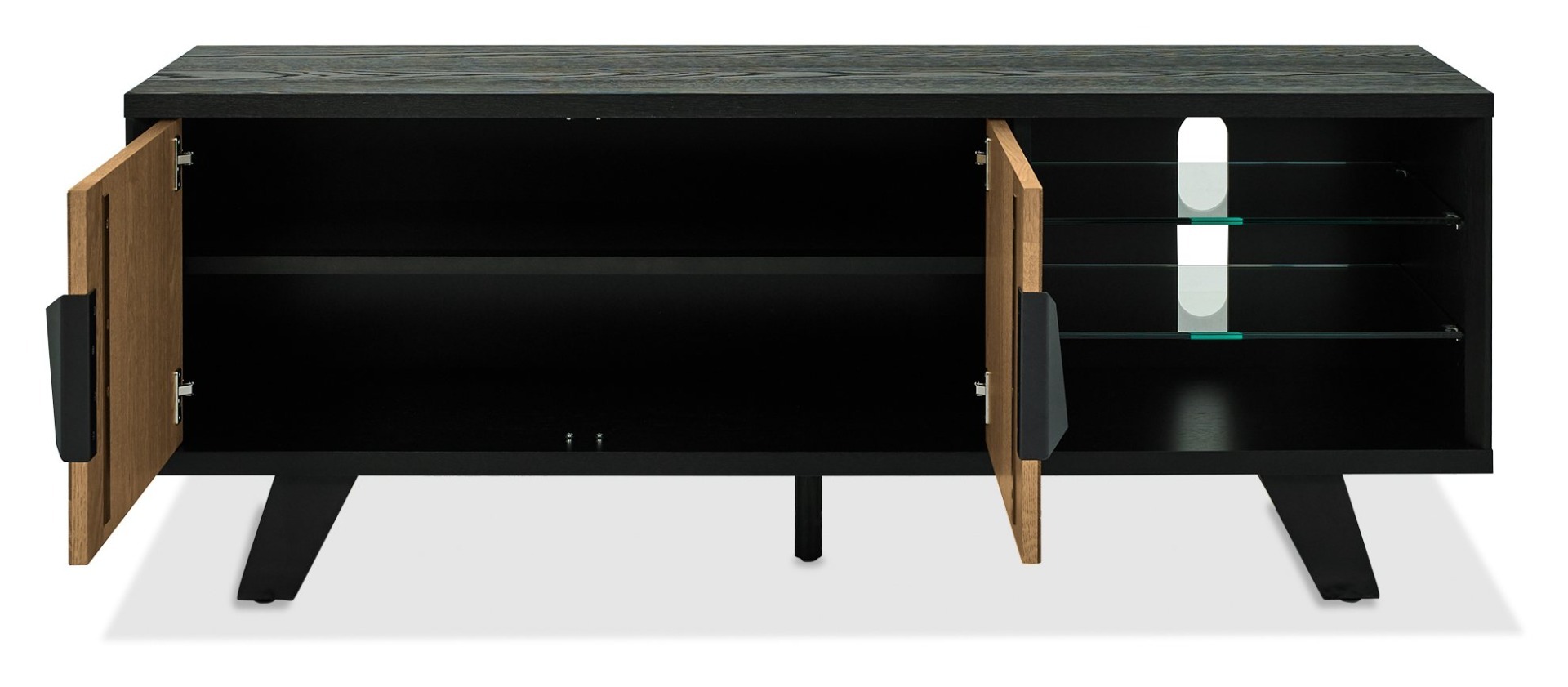 Emerson Rustic Oak & Peppercorn Entertainment Unit by Bentley Designs | Style Our Home