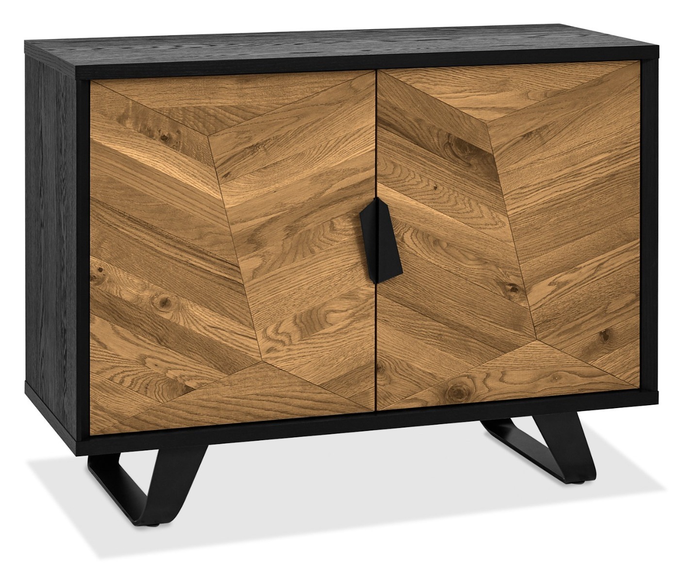 Emerson Rustic Oak & Peppercorn Narrow Sideboard by Bentley Designs | Style Our Home
