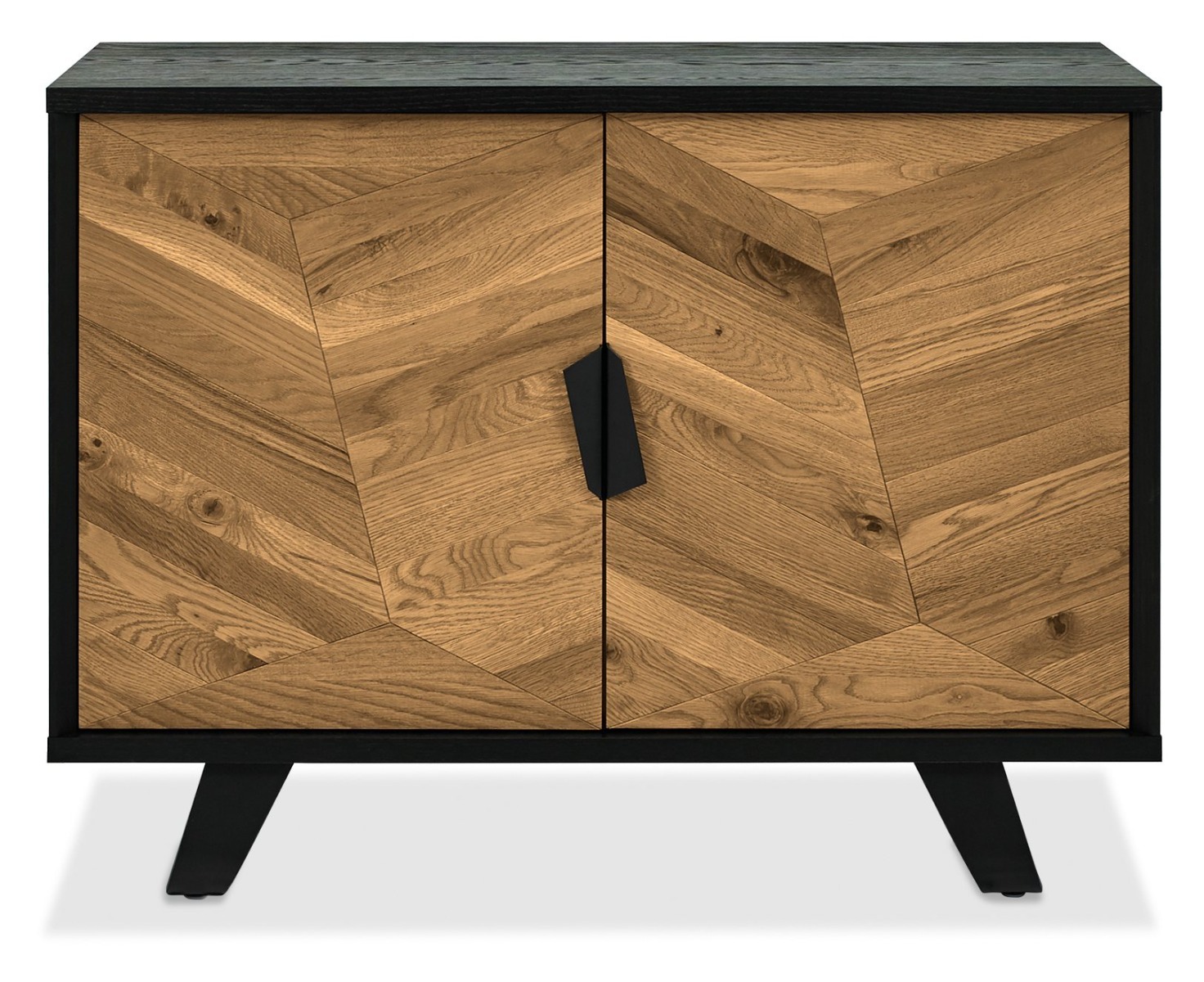 Emerson Rustic Oak & Peppercorn Narrow Sideboard by Bentley Designs | Style Our Home
