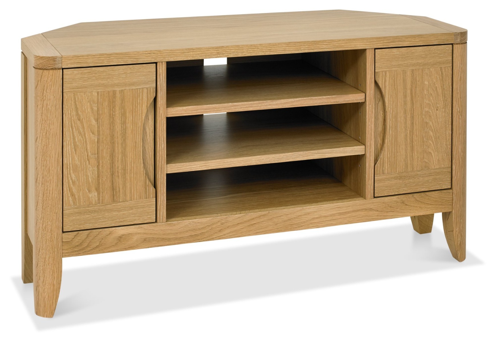 Chester Oak Corner Entertainment Unit by Bentley Designs | Style Our Home
