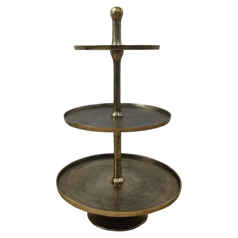 Cake Stand Fallstaff 3-Plates (Bronze) by  Richmond Interiors | Style Our Home
