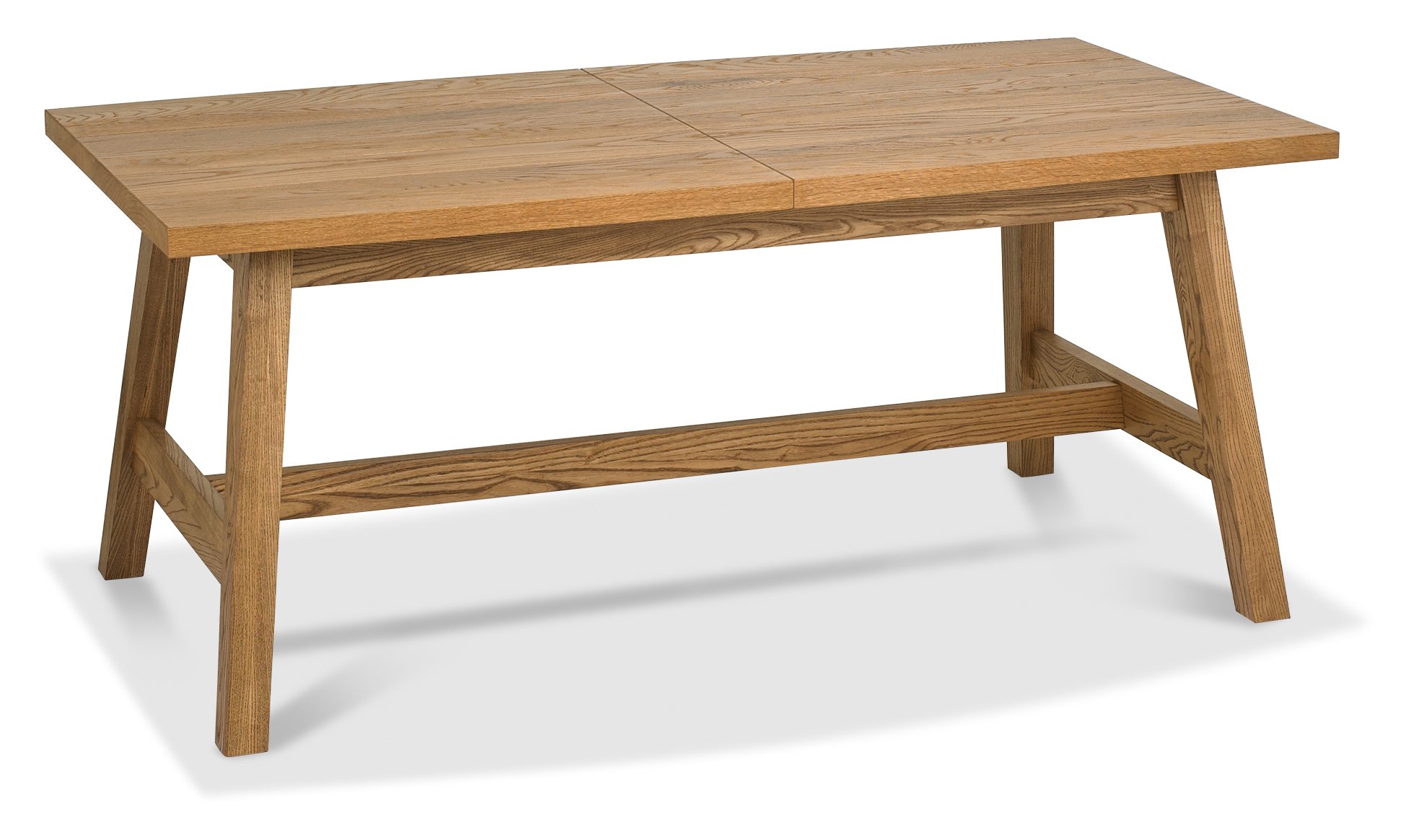 Camden Rustic Oak 4-6 Seater Table & 4 Side Chairs in Old West Vintage by Bentley Designs | Style Our Home