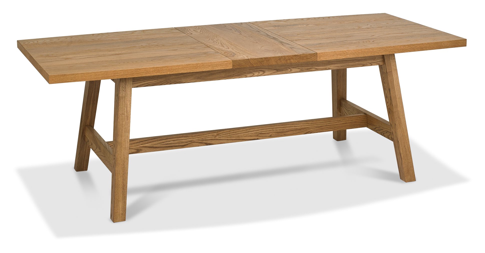 Camden Rustic Oak 4-6 Seater Table & 4 Side Chairs in Old West Vintage by Bentley Designs | Style Our Home