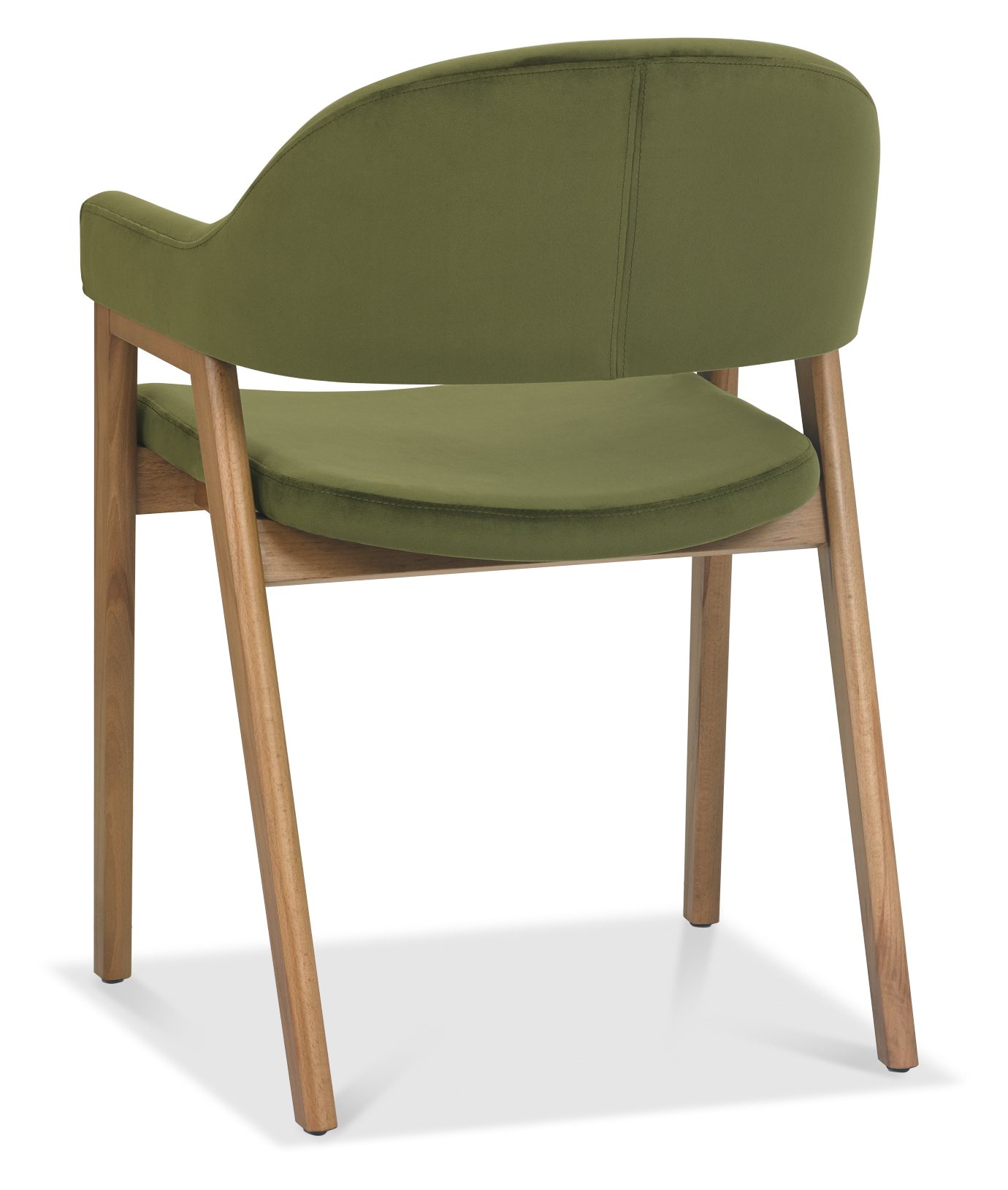 Camden Rustic Oak 6-8 Seater Table & 6 rm Chairs in Cedar Velvet by Bentley Designs | Style Our Home