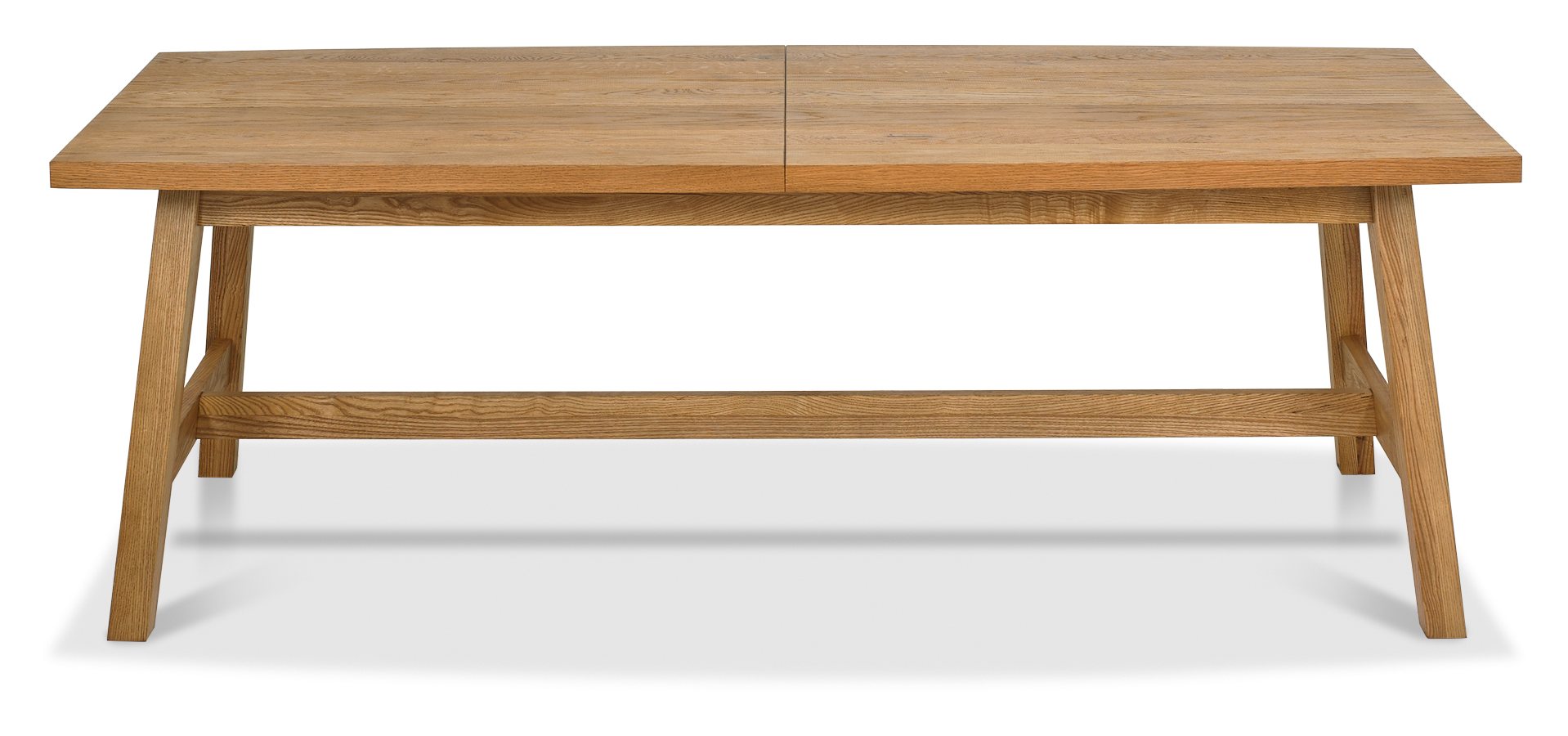Camden Rustic Oak 6-8 Seater Table & 2 Large Benches by Bentley Designs | Style Our Home