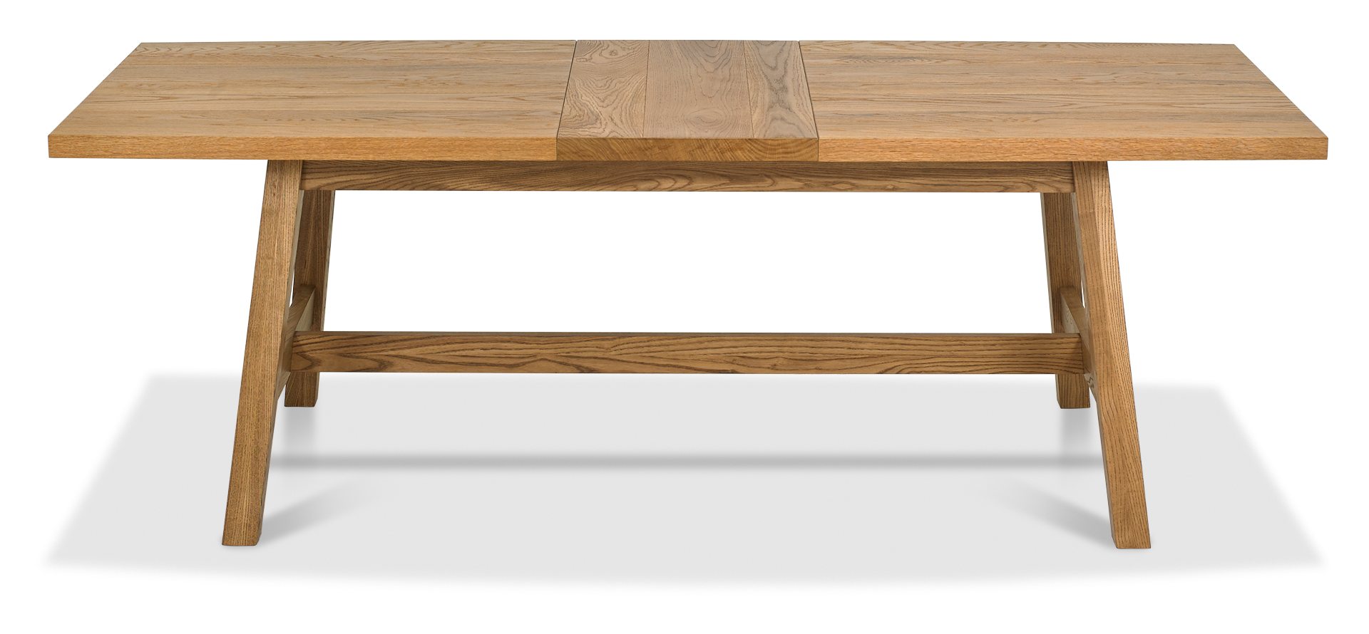 Camden Rustic Oak 6-8 Seater Table & 2 Large Benches by Bentley Designs | Style Our Home