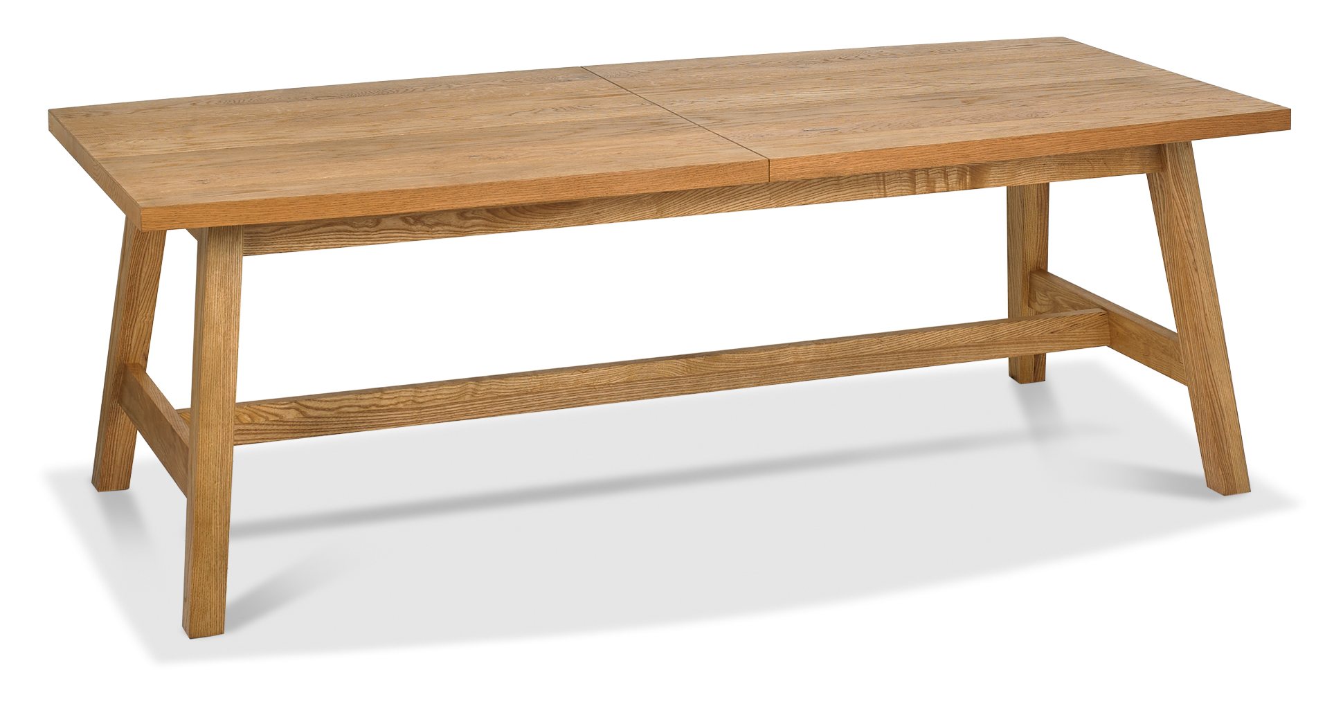 Camden Rustic Oak 6-8 Seater Table & 6 Side Chairs in Dark Grey Fabric by Bentley Designs | Style Our Home