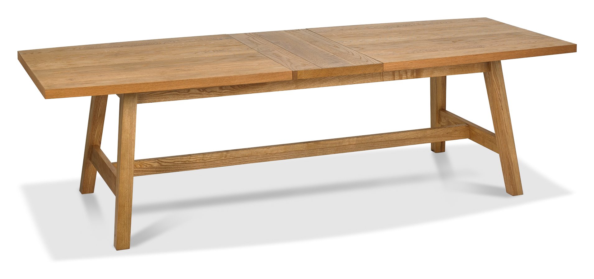 Camden Rustic Oak 6-8 Seater Table & 6 Side Chairs in Dark Grey Fabric by Bentley Designs | Style Our Home