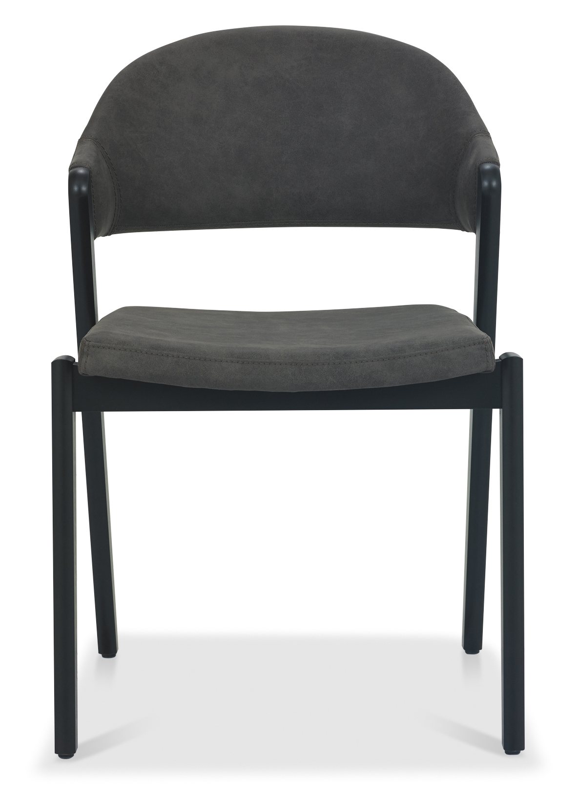 Camden Weathered Oak 6-8 Seater Table & 6 Side & 2 Arm Chairs in Dark Grey Fabric by Bentley Designs | Style Our Home