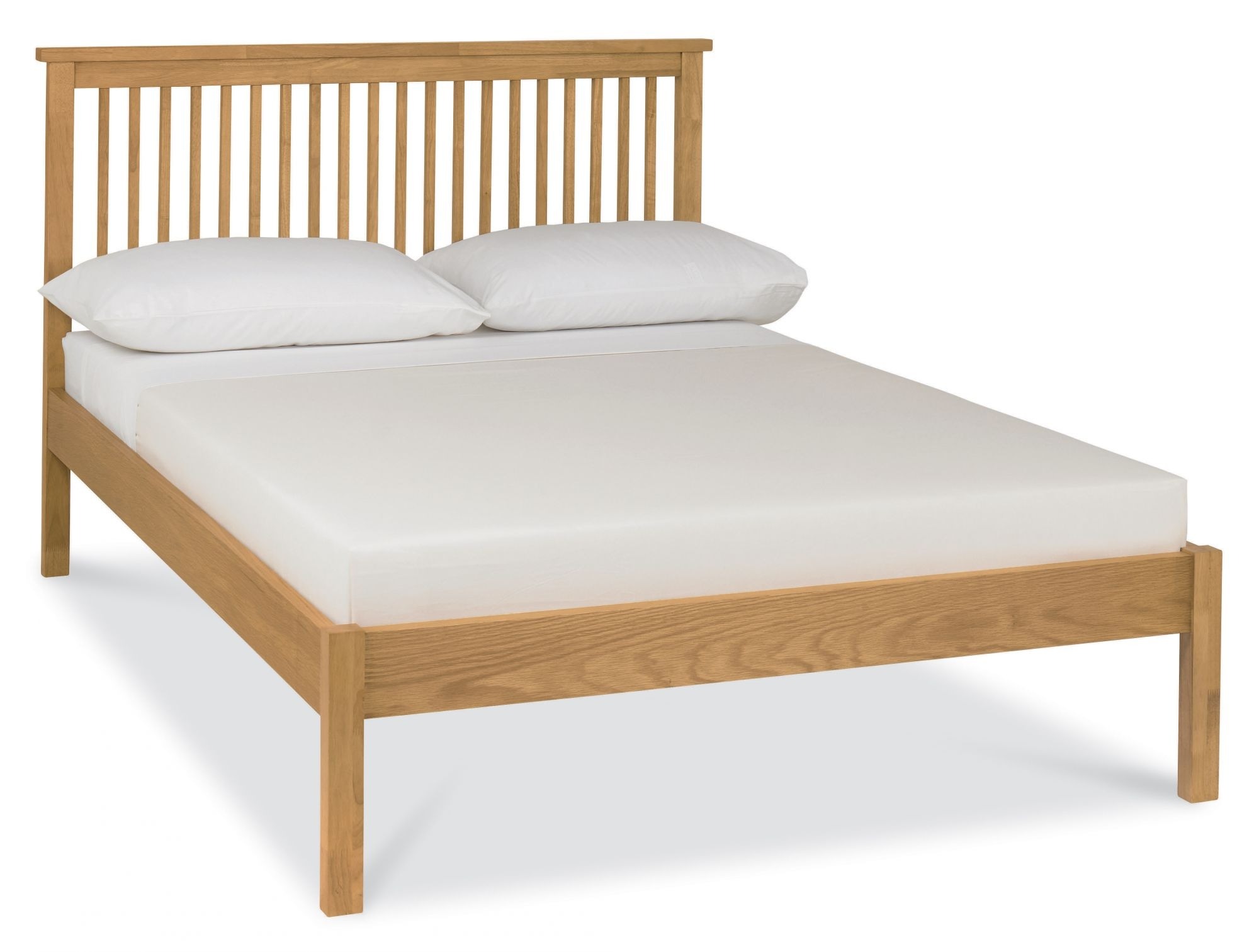 Atlanta Oak Low Footend Double Bedstead - Style Our Home