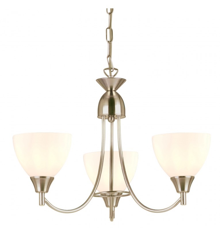Alton 3 Pendant Light Satin Chrome