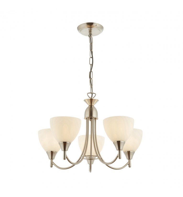 Alton 5 Pendant Light Satin Chrome