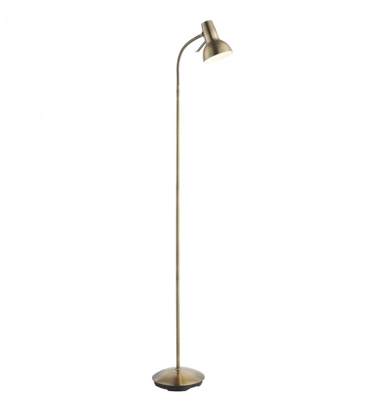 Amalfi Floor Lamp Antique Brass