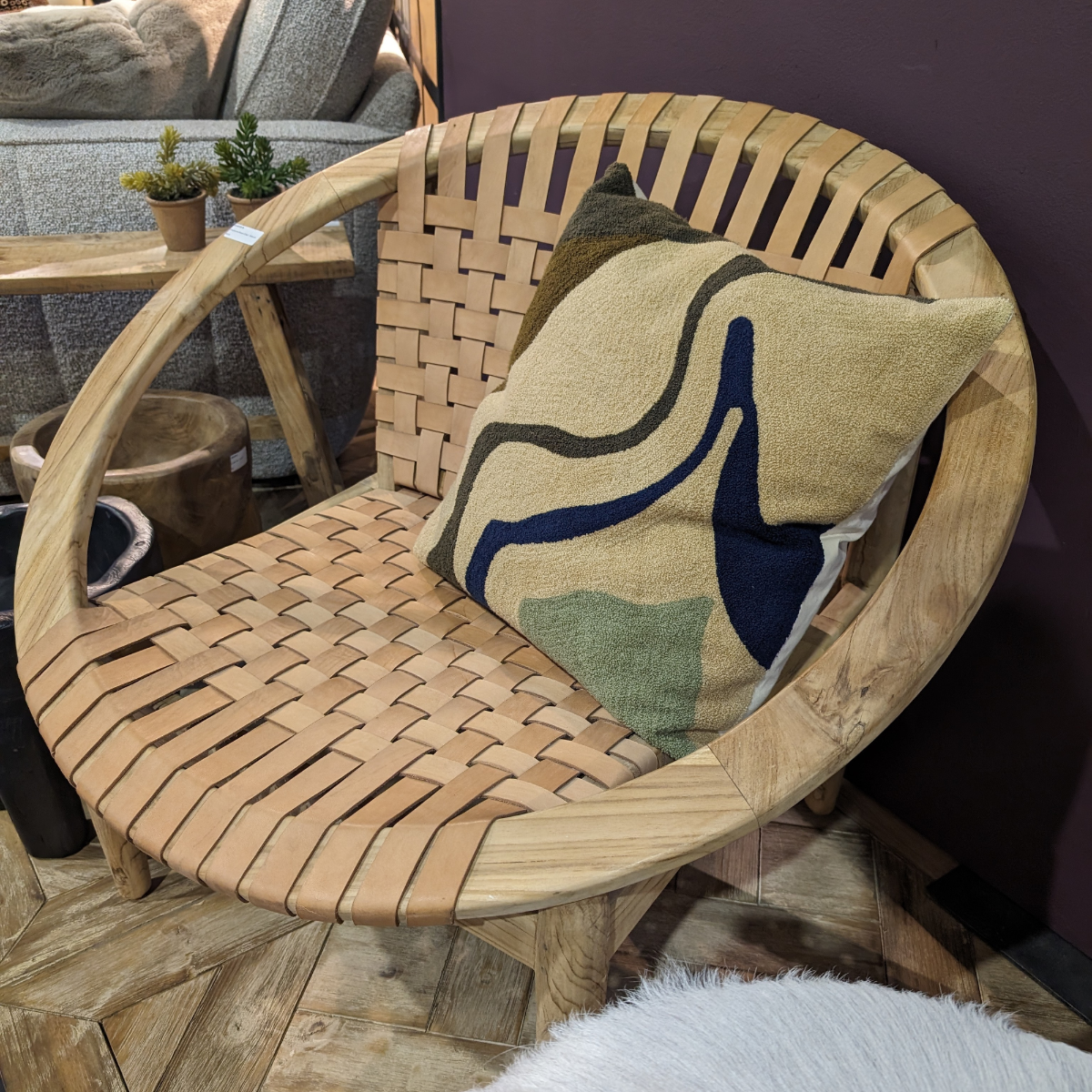 Gladen Moon Chair- Natural by Monologue | Style Our Home