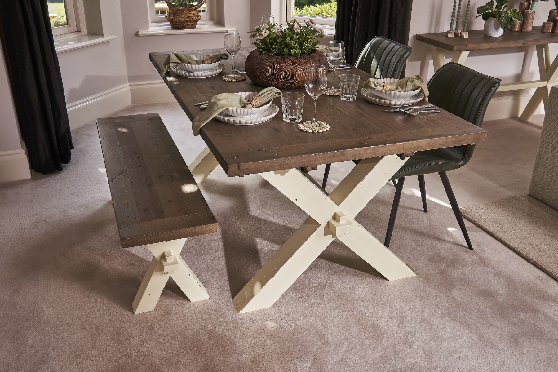 Watson Bench - Two Tone by Monologue | Style Our Home