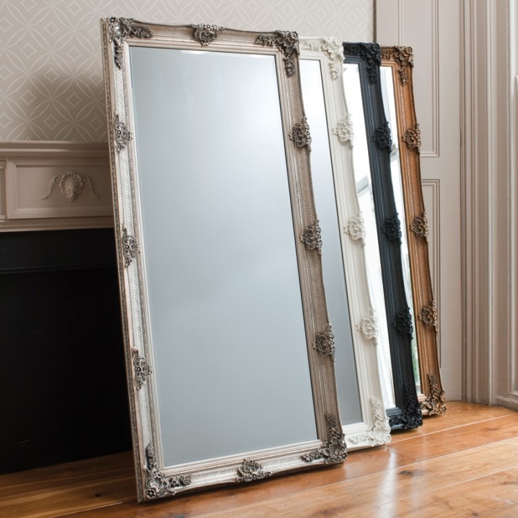 Abbey Leaner Mirror Silver - Style Our Home