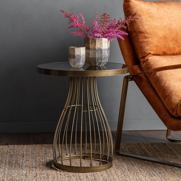 Southgate Side Table Bronze  - Style Our Home