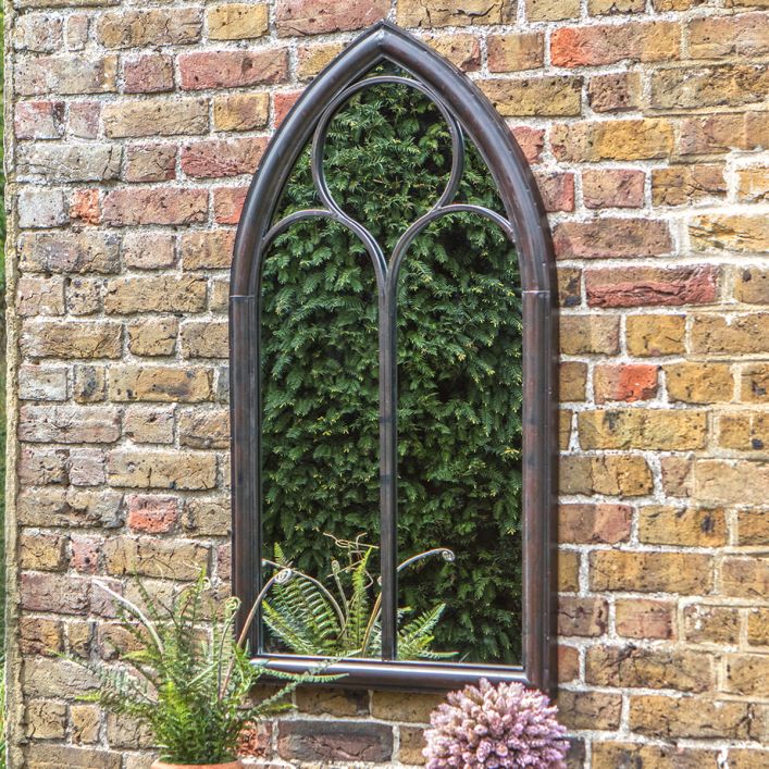 Monica Outdoor Mirror Noir by Gallery Direct | Style Our Home