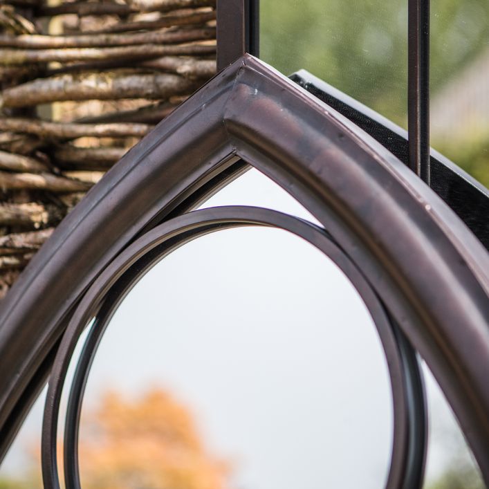 Monica Outdoor Mirror Noir by Gallery Direct | Style Our Home