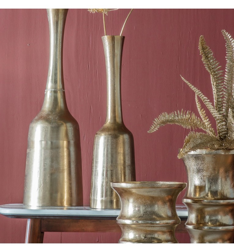 Ruban Vase Gold Small