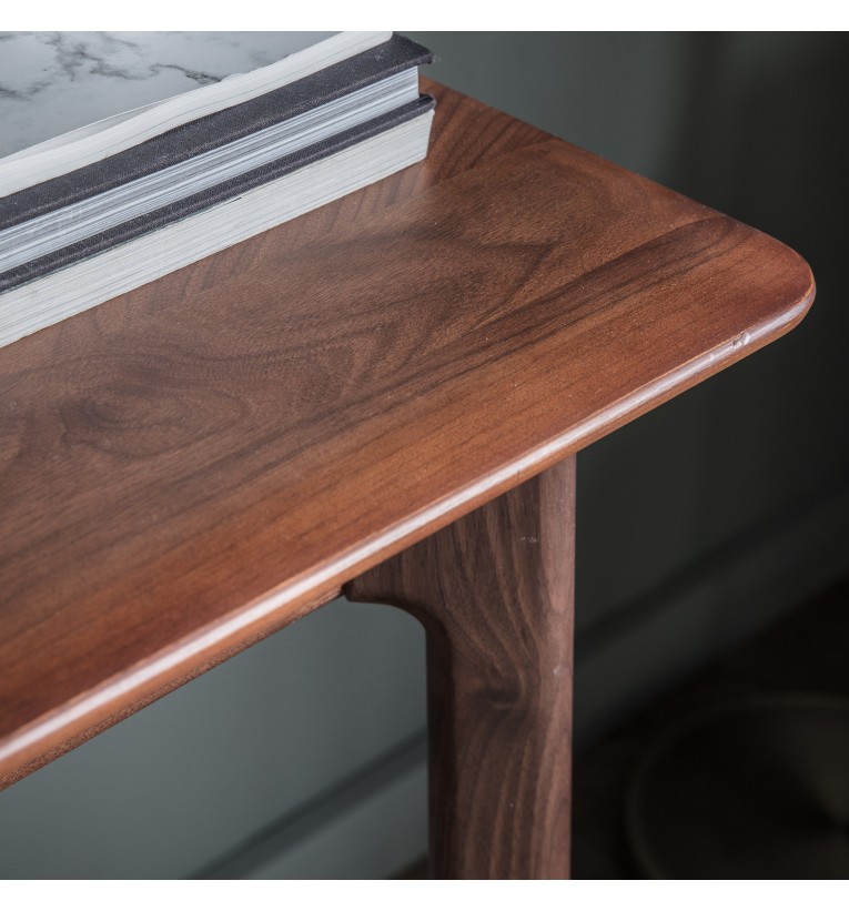 Madrid 1 Drawer Desk Walnut - Style Our Home