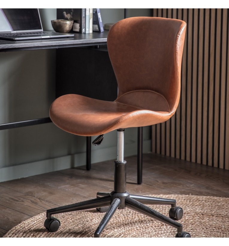 Mendel Swivel Chair Brown