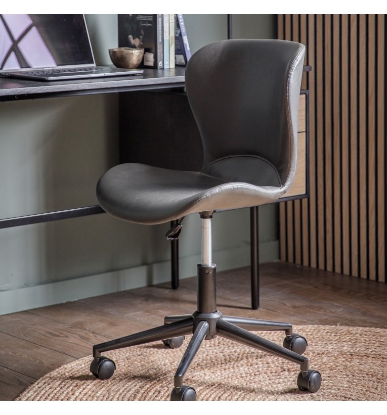 Mendel Swivel Chair Charcoal