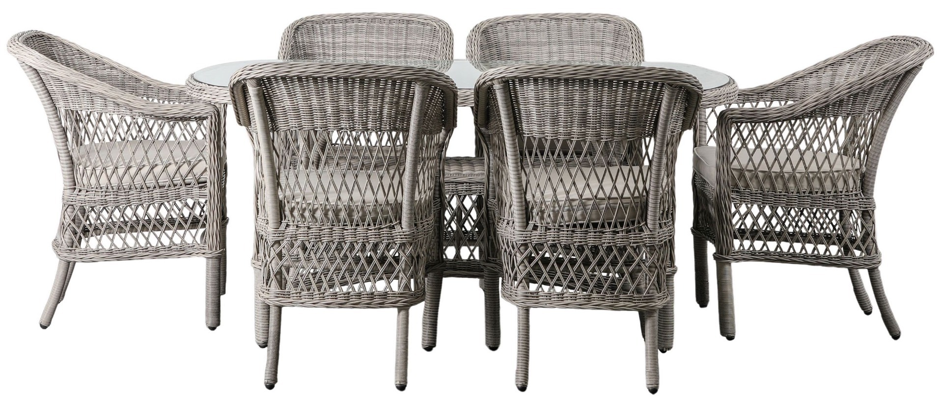 Basilique 6 Seater Oval Dining Set by Hudson Living | Style Our Home