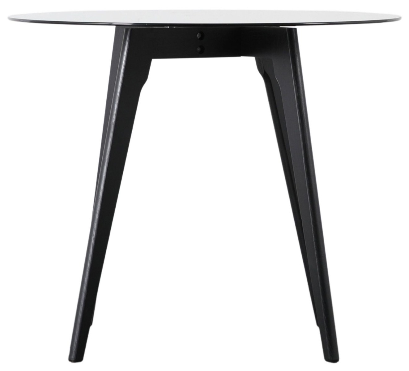 Blake Black Round Dining Table by Hudson Living| Style Our Home