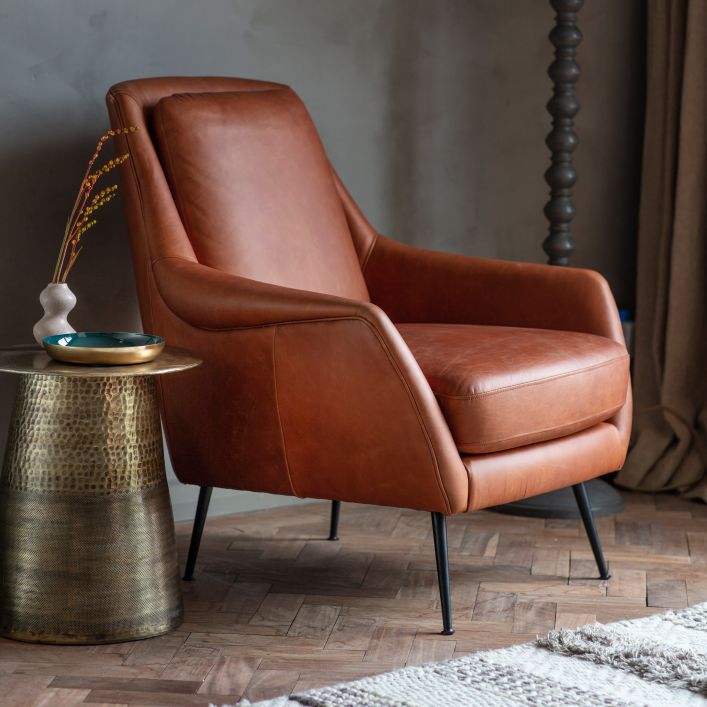 Waldorf Brown Armchair by Hudson Living | Style Our Home