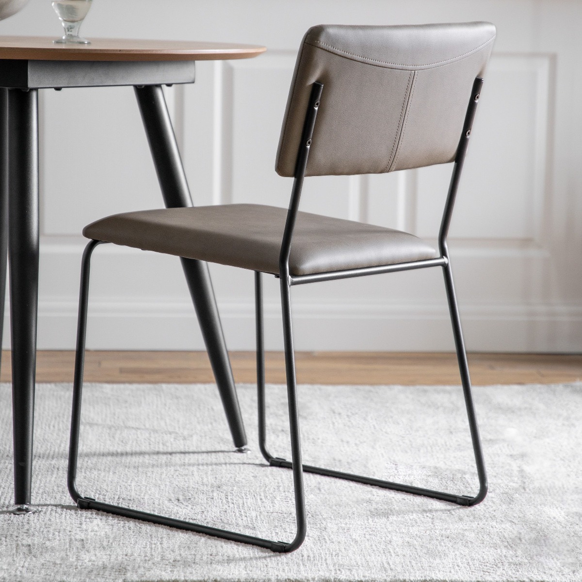 Battlebridge Silver Grey Dining Chair (a pair) by Hudson Living | Style Our Home