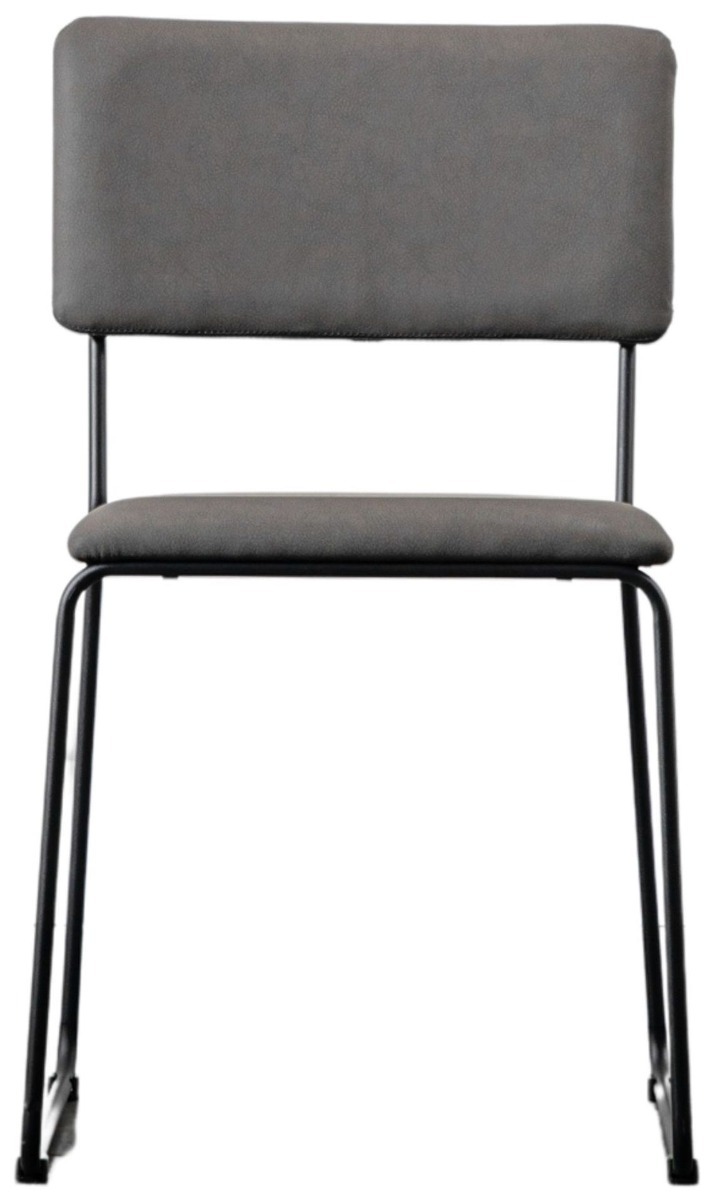 Battlebridge Slate Grey Dining Chair (a pair) by Hudson Living | Style Our Home