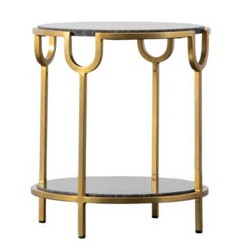 Berrow Side Table Black by Hudson Living | Style Our Home