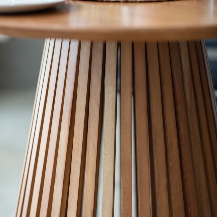 Fawn Slatted Dining Table by Hudson Living | Style Our Home