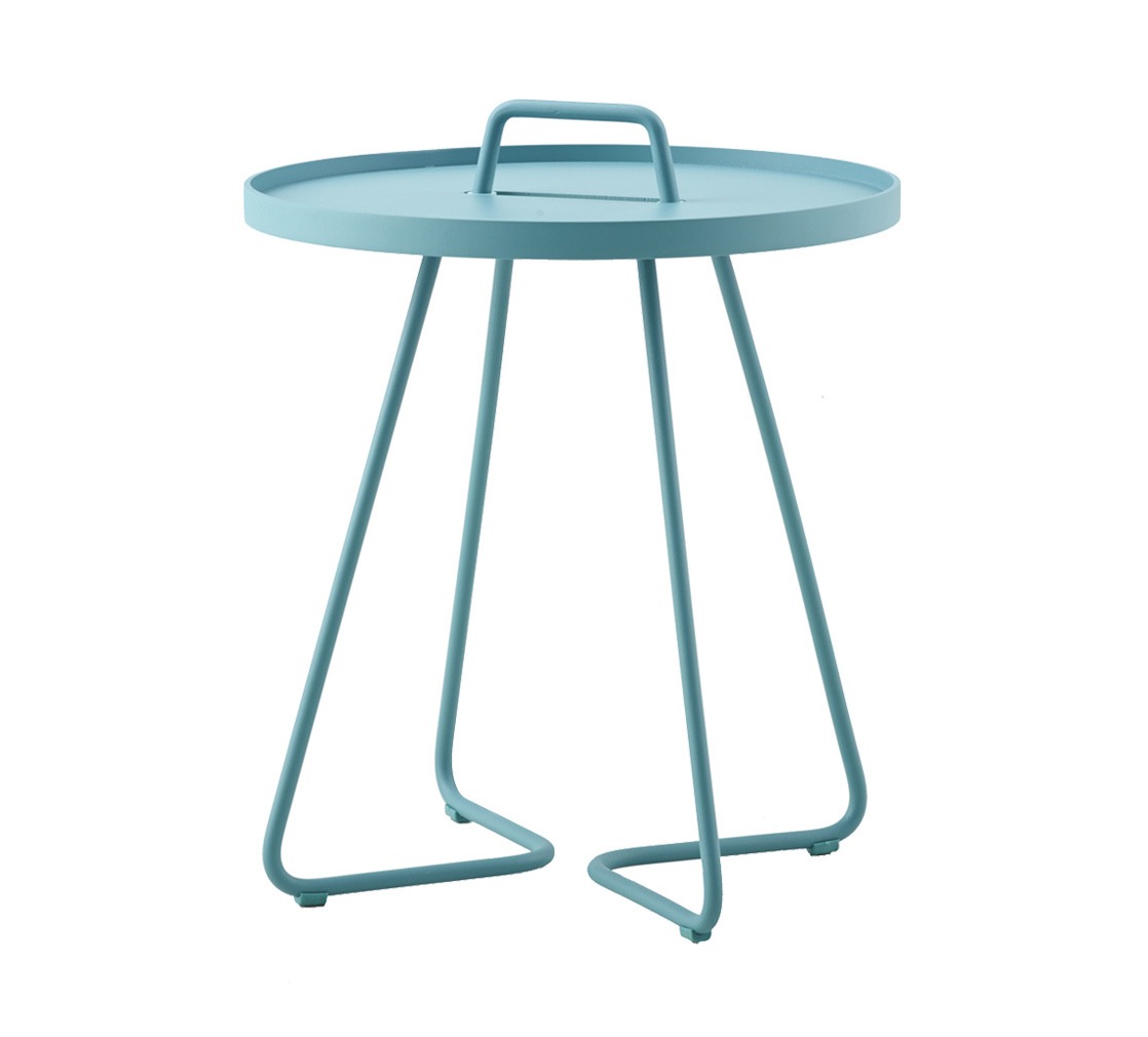 On-The-Move Small Aqua Blue Side Table by Cane-line | Style Our Home