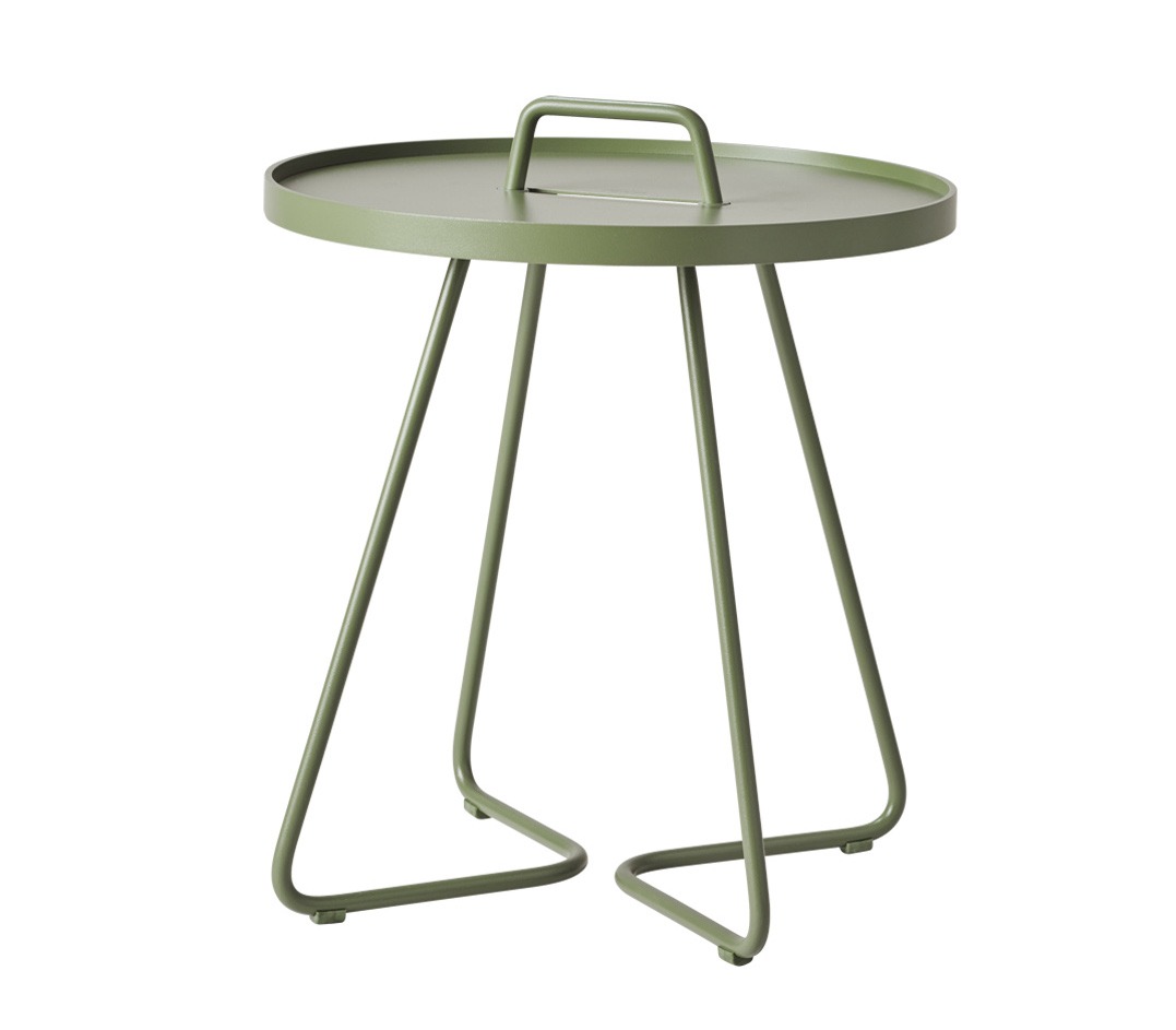 On-The-Move Small Olive Green Side Table