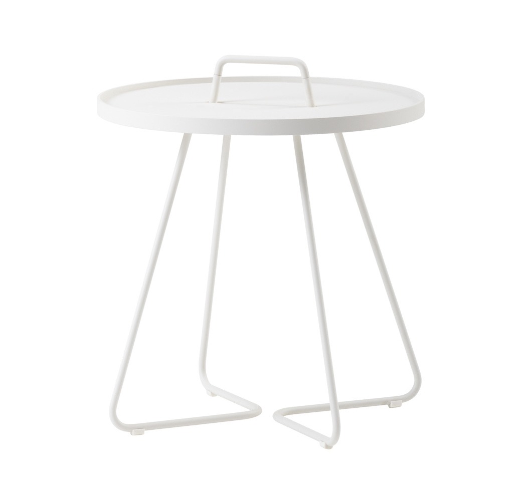 On-The-Move Small White Side Table by Cane-line | Style Our Home