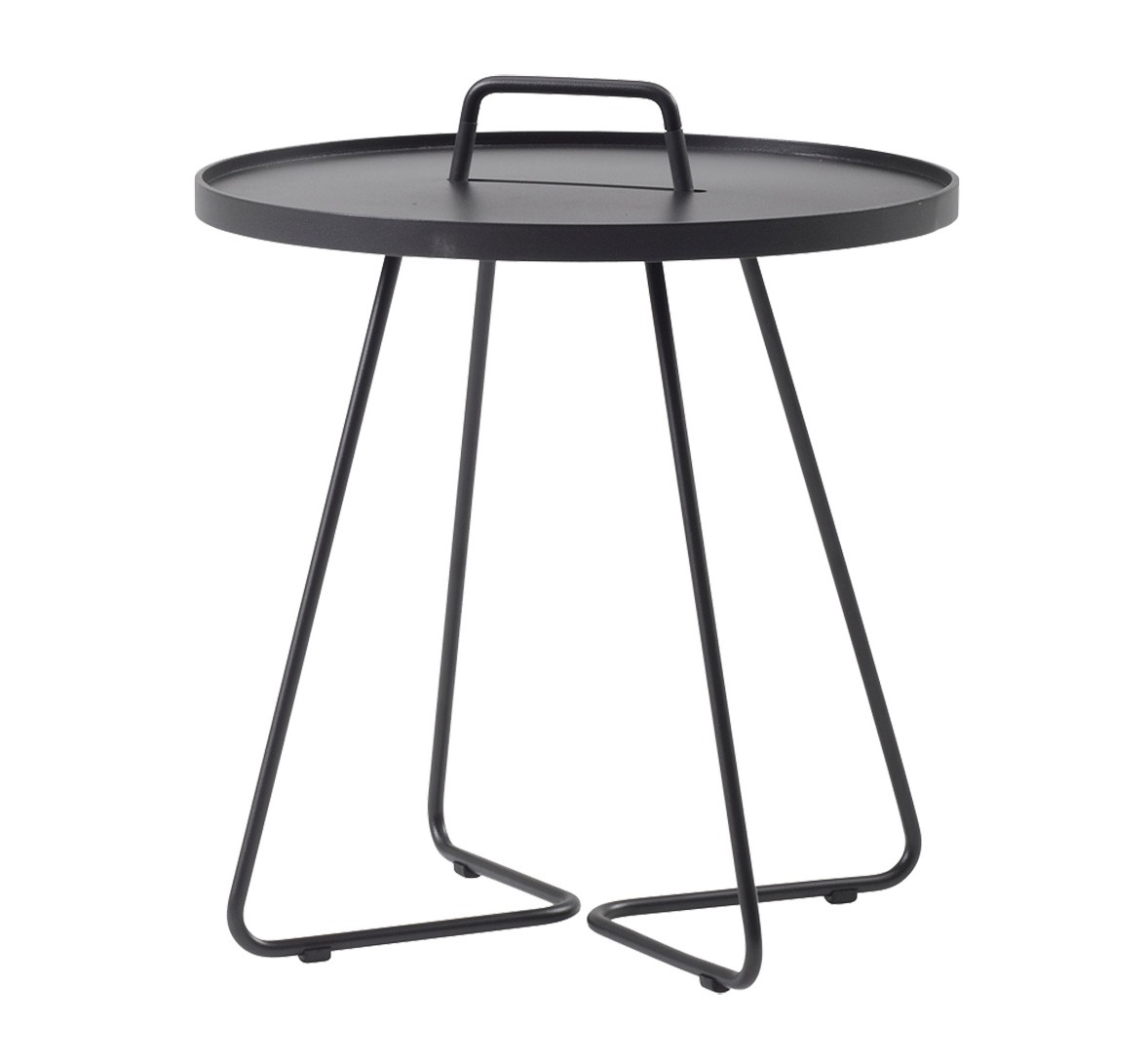 On-The-Move Large Black Side Table by Cane-line | Style Our Home