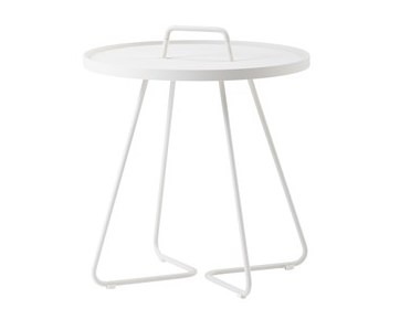 On-The-Move Large White Side Table by Cane-line | Style Our Home
