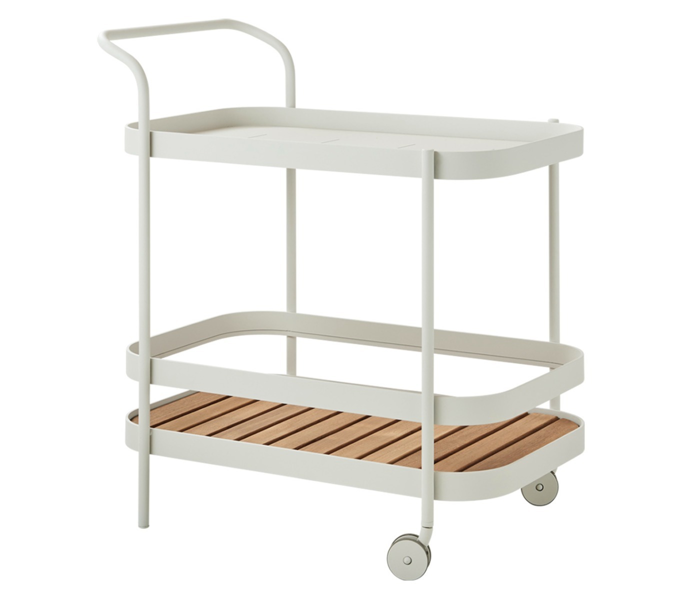 Roll Lava Grey Bar Trolley by Cane-line | Style Our Home