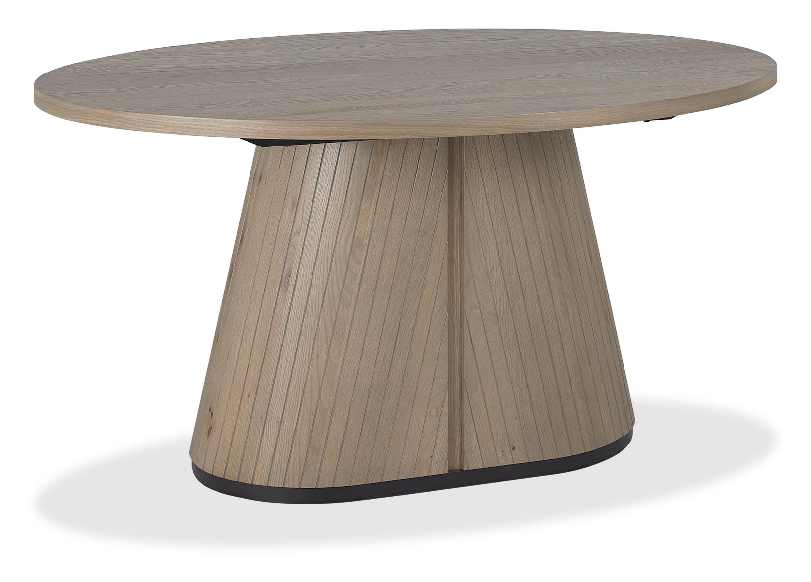 Vega Grey Oiled Oak & Peppercorn 4 Seater Table by Bentley Designs | Style Our Home