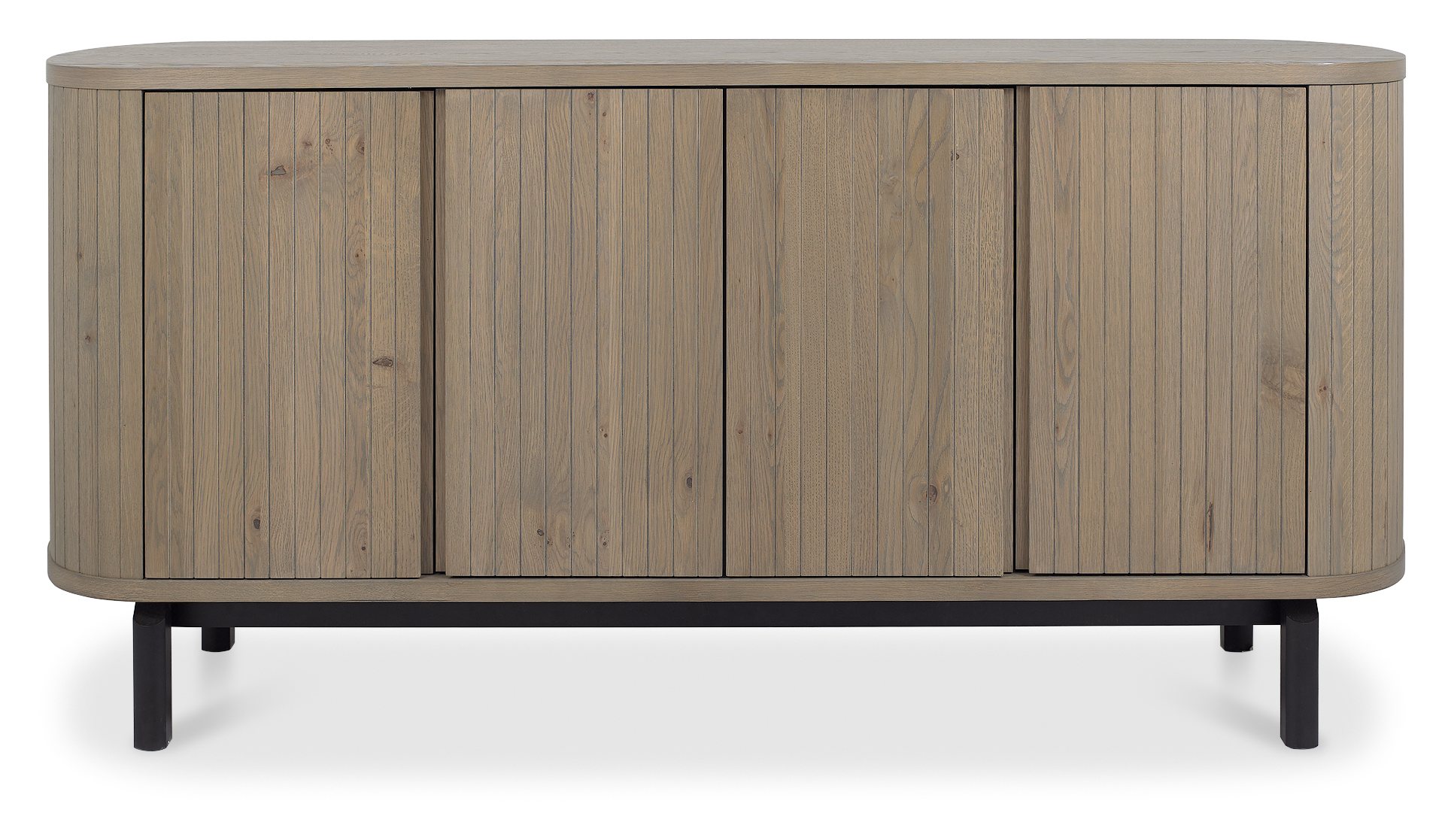Vega Grey Oiled Oak & Peppercorn Wide Sideboard by Bentley Designs | Style Our Home