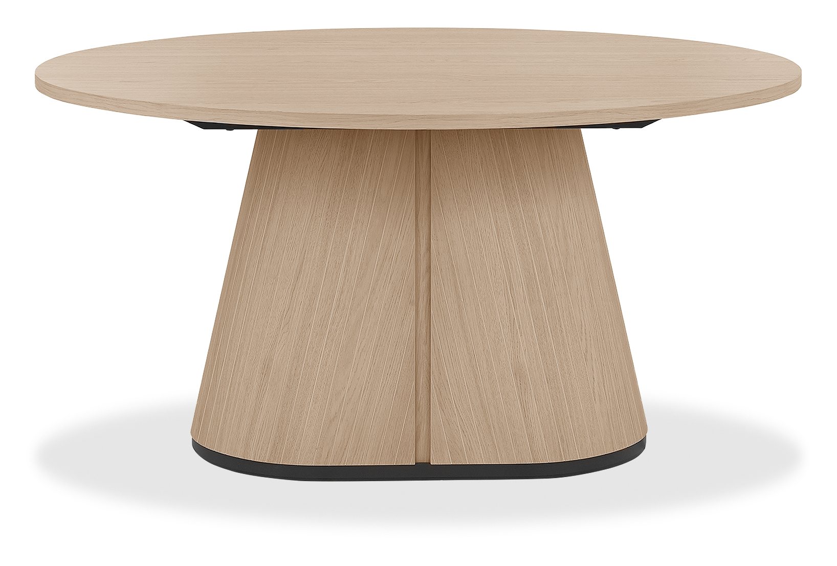 Vega Scandi Oak & Peppercorn 4 Seater Table by Bentley Designs | Style Our Home