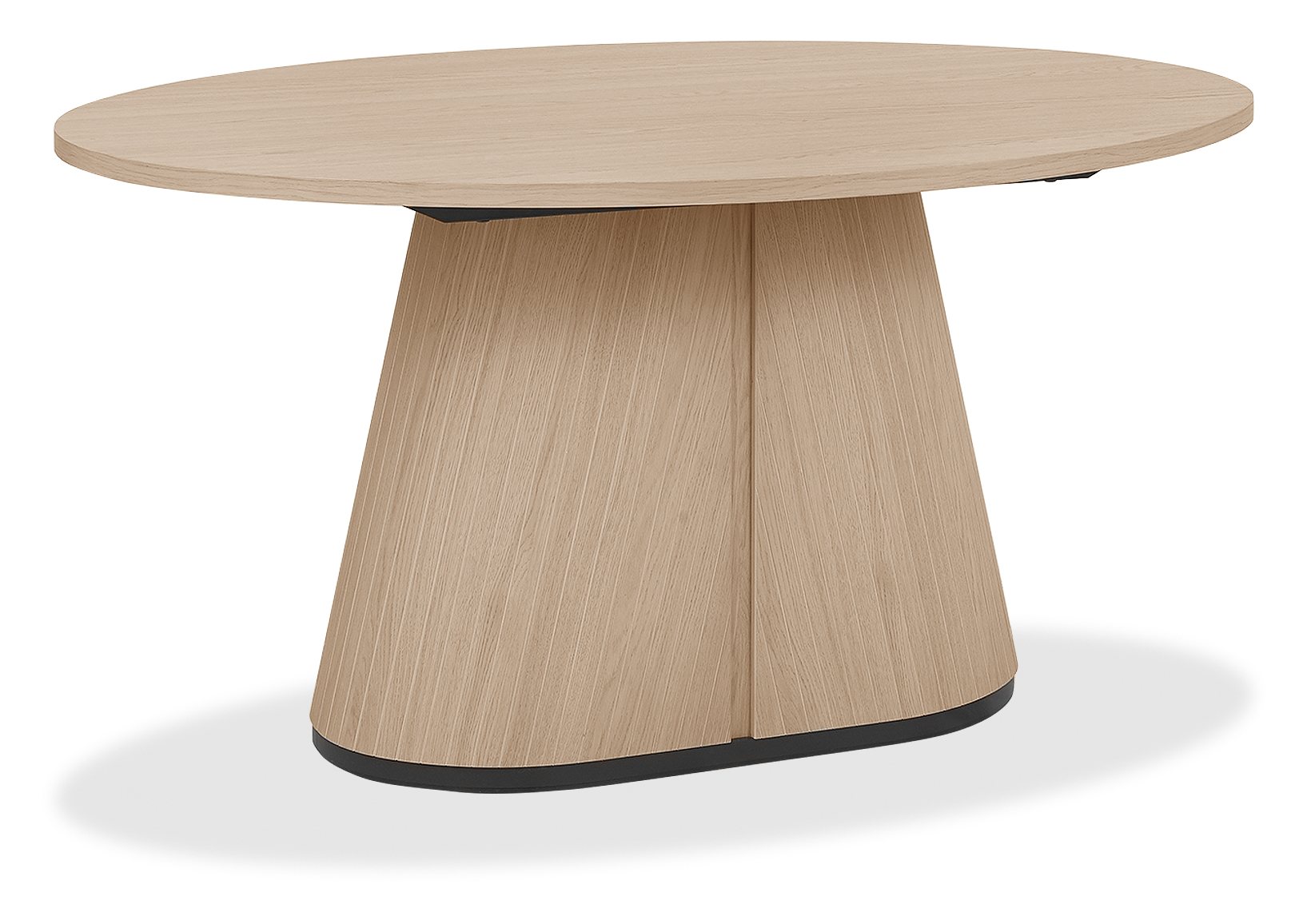 Vega Scandi Oak & Peppercorn 4 Seater Table by Bentley Designs | Style Our Home